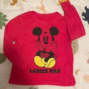 Disney Junior Red Mickey Shirt, 4T, NWOT